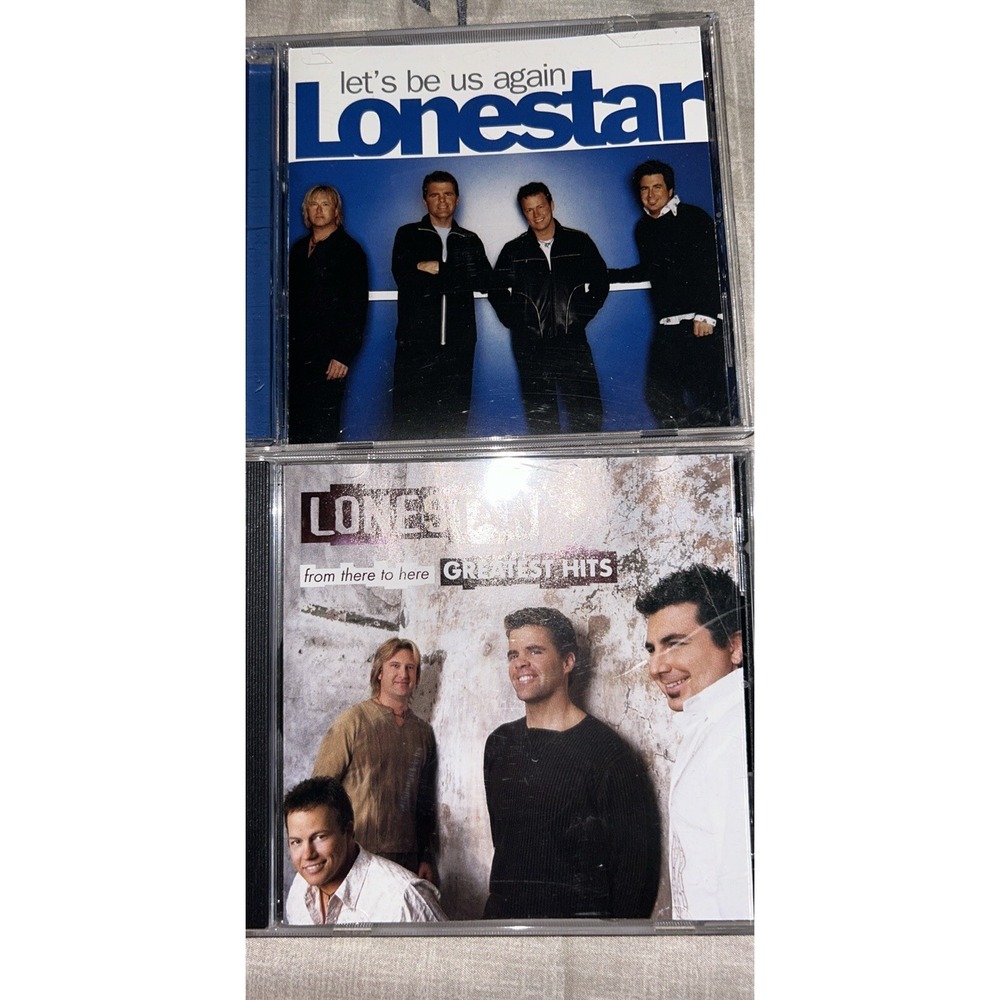 Lot Of 2 Lonestar CDs - Let's Be Us Again & Greatest Hits